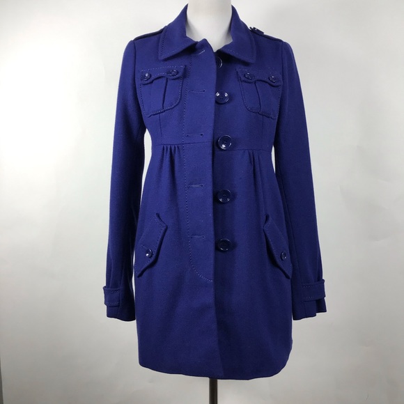 H&M Jackets & Blazers - H&M Women’s Blue Lightweight Button Down Coat 6